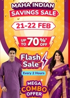 (Upcoming) Meesho Maha Indian Saving Sale [21-22 Feb] - Flash Sale, Combo Offers and prepaid offers