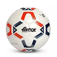FitBox Sports Football | Suitable for Grass & Hard Ground | Training Ball | Soccer Ball | for Men/Women | Football Size - 5