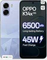 OPPO K14x 5G (Icy Blue, 128 GB) (4 GB RAM)