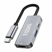 Tizum Type C to HDMI 3-in-1 Adapter Multiport Hub at ₹699 on Amazon