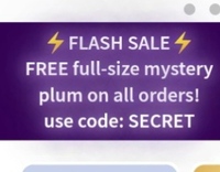 Plum Goodness Flash Sale – FREE Full-Size Mystery Plum on All Orders