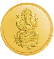 lower price than other retailers- Kalyan Jewellers 24K (999) Purity Lord Ganesh Gold Coin 2 Gms on ICICI Amazon pay