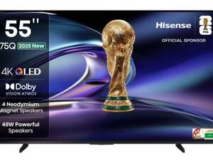 Hisense 55E75Q 139 cm (55 inch) QLED Ultra HD (4K) Smart VIDAA TV 