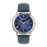 United Colors of Benetton Men Blue Round Brass Dial Analogue Watch- UWUCG0802