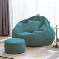 IVIKA 3XL Premium Faux Leather Bean Bag (Filled with Beans)