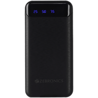 Zebronics MB10000S4 Power Bank - 10000 mAh, Black, 1 pc