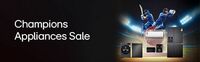 LG Appliances Champions Sale - Up to 49%* off | Cashback up to 22.5%*
