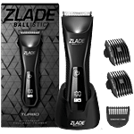 Zlade Ballistic TURBO Full Body Manscaping Trimmer for Men | 2 in 1 USB C or Wireless Charging Stand