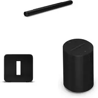 Sonos Arc Ultra | Dolby Atmos Soundbar with WiFi, Bluetooth for 9.1.4 Surround Sound and Sub Gen 4 Wireless Subwoofer with Powerful Bass for Immersive Entertainment & Era 100 Pair 