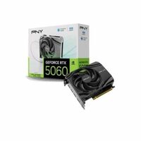 PNY NVIDIA GeForce RTX™ 5060 Single Fan, Graphics Card (8GB GDDR6, 128-bit, PCIe® 5.0, HDMI®/3X Display Port, NVIDIA Blackwell Architecture, DLSS 4) - VCG50608SFXPB1