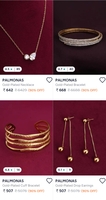 Palmonas Gold Plated Jewellery upto 90% off