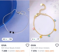 Giva 925 Silver Jewellery upto 90% off
