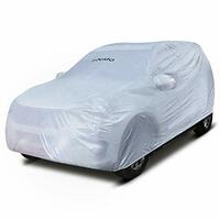 Amazon Brand - Solimo UV Protection & Dustproof Car Cover for Mahindra KUV (Silver)