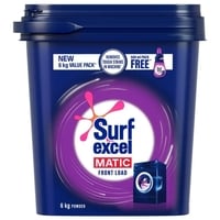 Jiomart: Surf Excel Matic Front Load Detergent Powder (6 kg + Free Liquid Detergent 500 ml) at ₹859
