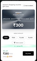 Amazon Shopping Voucher @5% OFF [CRED]