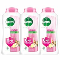 Dettol Body Wash and Shower Gel for Women and Men, Skincare (Pack of 3 - 250ml each) | Soap -Free Bodywash | 8h Moisturization