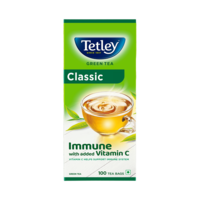 Swiggy Instamart-Tetley Green Tea Immune With Added Vitamin C Classic Tea Bags 100 pieces(Maxxsaver)(location specific)