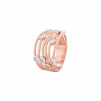 Rose Gold Plated Band Ring