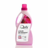 Qssiy Liquid Laundry Detergent 1L Bottle, Lily, Concentrated Stain Remover for Hand & Machine Wash (Front/Top Load, HE)