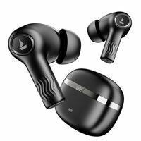 Boat Nirvana Ion, 120HRS Battery, Crystal Bionic Sound w/Dual EQ Modes, 4Mics ENx, App Support, Low Latency, IPX4, v.5.2 Bluetooth Earbuds, TWS Ear Buds Wireless Earphones with mic (Charcoal Black)