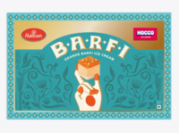  Hocco Orange Barfi Ice Cream 
