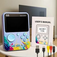 Video Game for Kids , Handheld 400 in 1 Games for Kids - Game Box with TV Output & with Gaming Console - Rechargeable Video Game for Kids (Style 3)