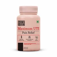 SheNeed Maximum UTI Pain Relief - 60 Capsules