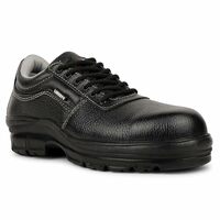 Liberty Freedom ROUGHTR-CL Lacing Black Safety Shoes for Men with PU Sole | Comfortable & Durable