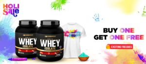 Big Muscles Nutrition Holi Sale : Buy One Get One Free