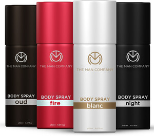 The Man Company Blanc, Fire, Night & Oud Deodorant Set