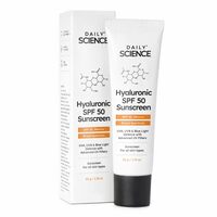 Hyaluronic SPF 50 Sunscreen with Advanced UV Filters | Broad Spectrum Sun, UVA, UVB, Blue Light Protection, SPF 50 & PA++++, 50 g (Pack of 1)
