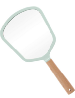 Bazaar : Handheld Magnifying Makeup Mirror (Wooden Handle)