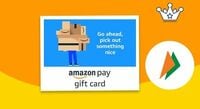 Get 3% upto 300 cb on Amazon pay gv of min 5000 Purchase Using Amazon pay Upi