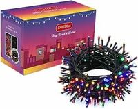 Desidiya ® Plastic 12 Meter LED Decorative String Fairy Rice Lights for Home Decoration Indoor and Outdoor Decoration Lights, Festival, Party, Garden, Wedding (Multicolor)(Pack of 1)