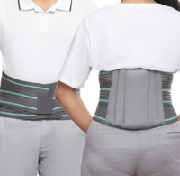 Bazaar : Happy Choices Cotton LS Back Support Belt with Gel Padding