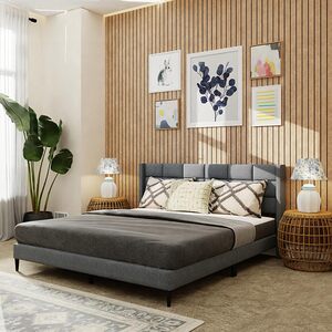 Royaloak Willow Upholstered Queen Bed