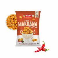 Zepto : Sattviko Probiotic Peri Peri Makhana 50g