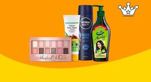 Beauty Shopping order- Get up to ₹100 cashback 12% offer, Min order: ₹250