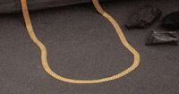 NVR Gold-Plated Minimal Broad Chain for Women on Instamart: