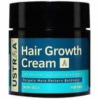 USTRAA Hair Growth Cream - For Scalp Hair, 18 Active Ingredients, For Men