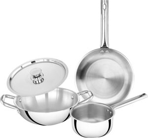 Prestige TRIPLY 4 Pc Cookware Set | 15Y Warranty