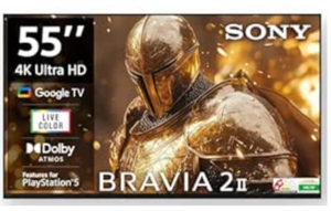 Sony 139 cm (55 inches) BRAVIA 2M2 Series 4K Ultra HD Smart LED Google TV