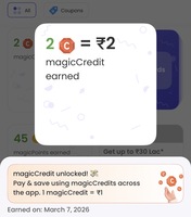 Magicpin Free ₹100 Magiccredits 7 Days Streak [Might be Account Specific]