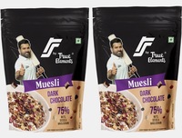100% Coinback Deal True Elements RS Muesli Dark Chocolate 75% nuts, seeds and whole grain Pouch (2 x 400 g)