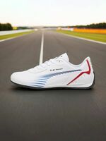 PUMA Unisex BMW MMS Neo Cat White Sneakers (Motorsport)