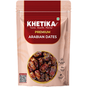 Bb : Khetika Premium Arabian Dates – 500 g Pouch