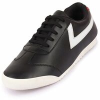 FAUSTO Men's Lace-Up Classic Striped Sneakers Casual Shoes