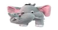 Check out HUG 'n' FEEL Elephant Soft Toy Non Toxic (Grey) on Instamart: