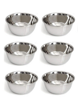 Bazaar : Stainless Steel Pooja Diya/Bhog Katori 40ml (Pack of 6)