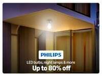 Amazon - Upto 80% Off Phillips - Lighting Products - Led Lights - Night Lamps - Bulbs etc